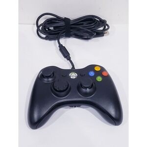OEM Microsoft Xbox 360 Wired Controller Black - Tested Works